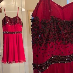 Red homecoming dress🖤